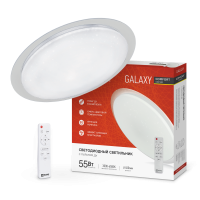 Светильник светод. COMFORT GALAXY 55Вт 230В 3000-6500K 4400Лм 450x70мм пульт ДУ IN HOME