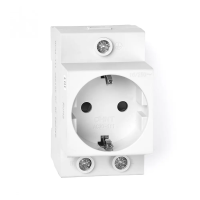 Розетка AC30-111 с заземляющим контактом на DIN-рейку (R) CHINT DIY