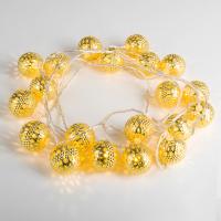 Гирлянда бытовая электрическая нить - 400-003 золото/теплый белый с эффектом мерцания 2,8м IP20