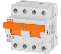 Модульный переключатель трехпозиционный МП-125 2P 125А TDM