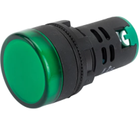 Лампа AD-22DS(LED)матрица d22мм зеленый 24В AC/DC TDM