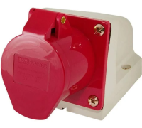 Розетка 115 стационарная 3Р+РЕ+N 16А 380В IP44 TDM