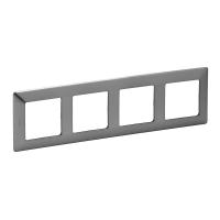 Legrand Valena LIFE Сталь Рамка 4-ая