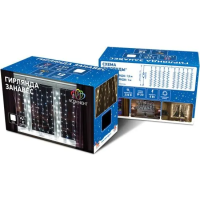 Гирлянда "Светодиодный Дождь" 1,5х1,5м, свечение с динам., прозр. провод, 220В, Мульти NEON-NIGHT