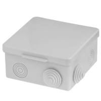 Коробка распаячная ОП 100х100х55мм, крышка, IP54, 8вх. TDM