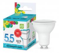 Лампа светодиодная LED-JCDRC-std 5.5Вт 230В  GU10 4000К 495Лм ASD