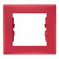 SEDNA Красный Рамка 1-постовая