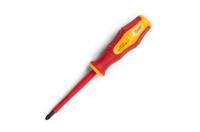 Отвертка диэлектрическая "Профи" PZ/FL2*100 (КВТ)