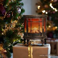 Светод. камин «Винтаж мини» с эф.жив. огня 24.8х12.7х30 см, батарейки 3хС (не в комп.) NEON-NIGHT