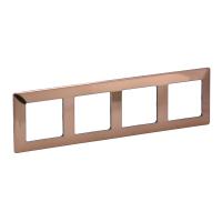 Legrand Valena LIFE Медь Рамка 4-ая