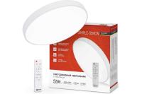 Светильник светод. SCANDY SIMPLE-55RCW 55Вт 230В 3000-6500K 4400Лм 330x50мм пульт ДУ белый IN HOME