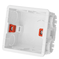 Установочная коробка СП 86х86х50, IP20, инд. штрихкод, TDM