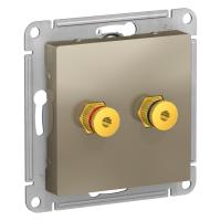 AtlasDesign Шампань Аудиорозетка 2-ая