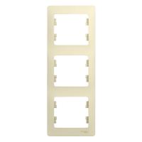 GLOSSA Беж Рамка 3-ая, вертикальная