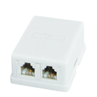 Телефонная розетка 2x6Р-4С TDM