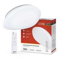 Светильник светод. COMFORT STONE 36Вт 230В 3000-6500K 2900Лм 290x70мм пульт ДУ IN HOME