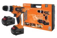 Дрель-шуруповерт акк. ДША-18-ЛК1-У 18 В, 2 А*ч Li-Ion 2 шт, 32 Нм, 0-1400 об/мин, кейс, "Рубин" TDM