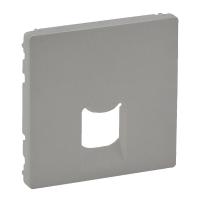 Legrand Valena LIFE Алюм Накладка розетки ТЛФ/комп 1-ой