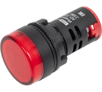 Лампа AD-22DS(LED)матрица d22мм красный 230В TDM