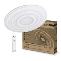 Светильник светод. GEO SUN 120Вт 230В 3000-6500К 8400Лм 500x50мм пульт ДУ IN HOME