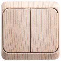 Этюд О/У Сосна 2-клавишный Выключатель 10 АХ