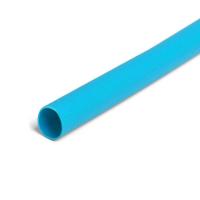 Трубка термоусадочная ТНТ (2:1) -60/30 синяя (нарезка 1м) (КВТ)