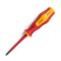 Отвертка диэлектрическая "Профи" PZ/FL1*80 (КВТ)