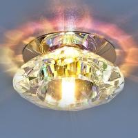 ТОЧЕЧНЫЙ СВЕТ - 8016 G4 CH/Сolor хром/перламутр