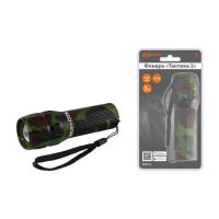 Фонарь"Тактика 2", 1 Вт 1 светодиод, алюм., фокус.,70 лм, бат. 3*AАА, TDM
