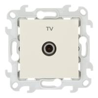 Simon 24 Слоновая кость Розетка TV одиночная