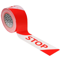 Лента оградительная ЛО-250 красно-белая STOP 75мм 250 м TEXENERGO (LO-250-75-STOP)