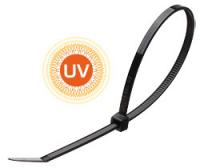 Стяжки нейлоновые КСС 4*200 (ч) (100шт.) (Fortisflex)