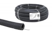 Труба гофр.ПВХ d 40 с зондом (25 м) легкая Народная TDM