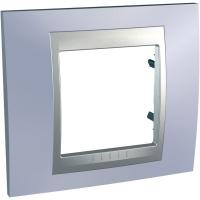 UNICA TOP Алюминий/берилл Рамка 1-постовая
