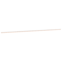 Шинка гребенчатая 1П (L1) 57мод шаг 18мм 63А разрезаемая