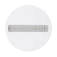 Разъем (коннектор) одноместный для однофазного трекового светильника белый TRAF-1-WH