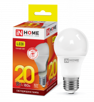 Лампа светодиодная LED-A65-VC 20Вт 230В Е27 3000К 1800Лм IN HOME