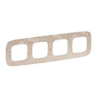 Legrand Valena ALLURE Нарцисс золото Рамка 4-ая