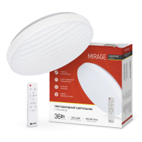 Светильник светод. COMFORT MIRAGE 36Вт 230В 3000-6500K 2900Лм 290x70мм пульт ДУ IN HOME