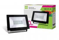 Прожектор светодиодный СДО-07-70 черный IP65 ASD