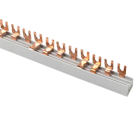 Шина соединительная 4П 63A FORK (вилка) 1м. TDM