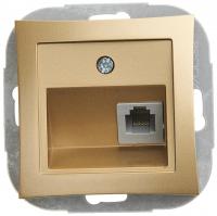 Дуэт Шампань Розетка телеф. RJ11, мех-м