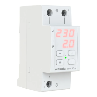 Реле напряжения с контролем тока welrok VI-63 red