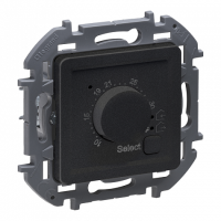 Legrand INSPIRIA Антрацит Термостат с внешним датчиком для тёплых полов