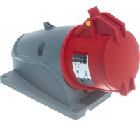 Розетка стационарная ССИ-124 32А-6ч/380-415В 3Р+РЕ IP44 MAGNUM IEK