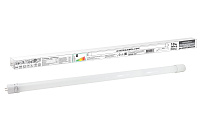 Лампа светодиодная НЛ-Т8-10 Вт-230 В-4000 К–G13, 600 мм, матовая, стекло, непов. Народная