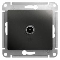 GLOSSA Антрацит Розетка TV оконечная 1DB