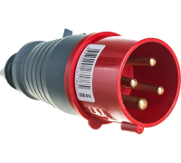 Вилка перенос. ССИ-014 16А-6ч 380В 3P+PE IP44 IEK