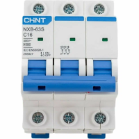 Авт. выкл. NXB-63S 3P 16А 4.5kA х-ка C (R) CHINT