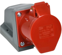 Розетка стац. ССИ-115 16А-6ч 380В 3P+PE+N IP44 IEK
